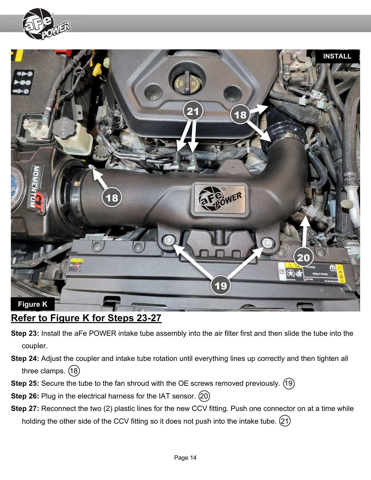 aFe Momentum Sealed Intake | Jeep Wrangler 4xe JL (18-26) (50-70123D)