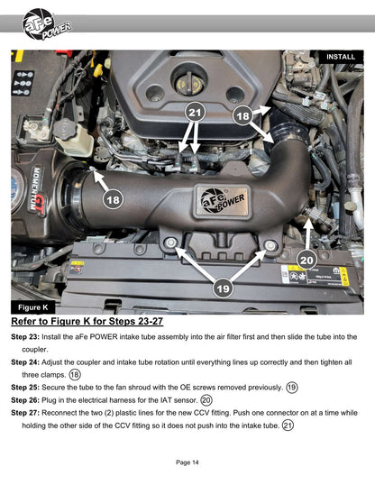 aFe Momentum Sealed Intake | Jeep Wrangler 4xe JL (18-26) (50-70123D)