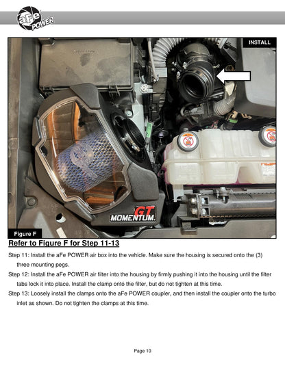 aFe Momentum GT 8" Pro 5R Cold Air Intake | Lexus GX550 V6-3.4L (24-25) (50-70124R)