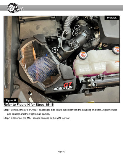 aFe Momentum GT 8" Pro 5R Cold Air Intake | Lexus GX550 V6-3.4L (24-25) (50-70124R)