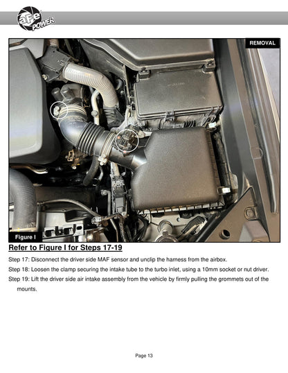 aFe Momentum GT 8" Pro 5R Cold Air Intake | Lexus GX550 V6-3.4L (24-25) (50-70124R)