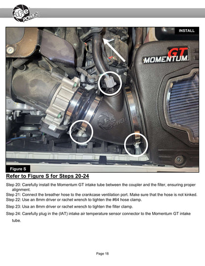 aFe Momentum GT Pro DRY S Intake | Dodge Challenger (11-23) (50-70125D)
