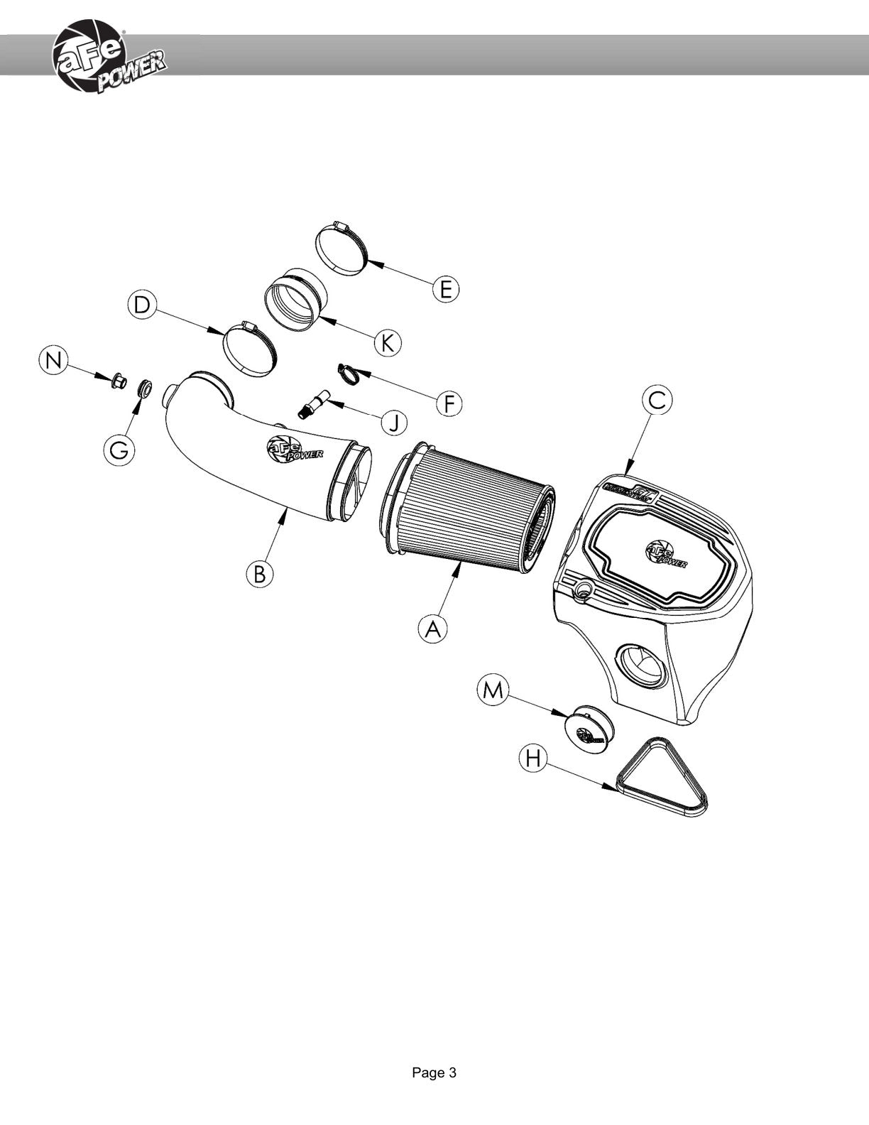 aFe Momentum GT Cold Air Intake System | Dodge Challenger V8 5.7L (50-70126R)