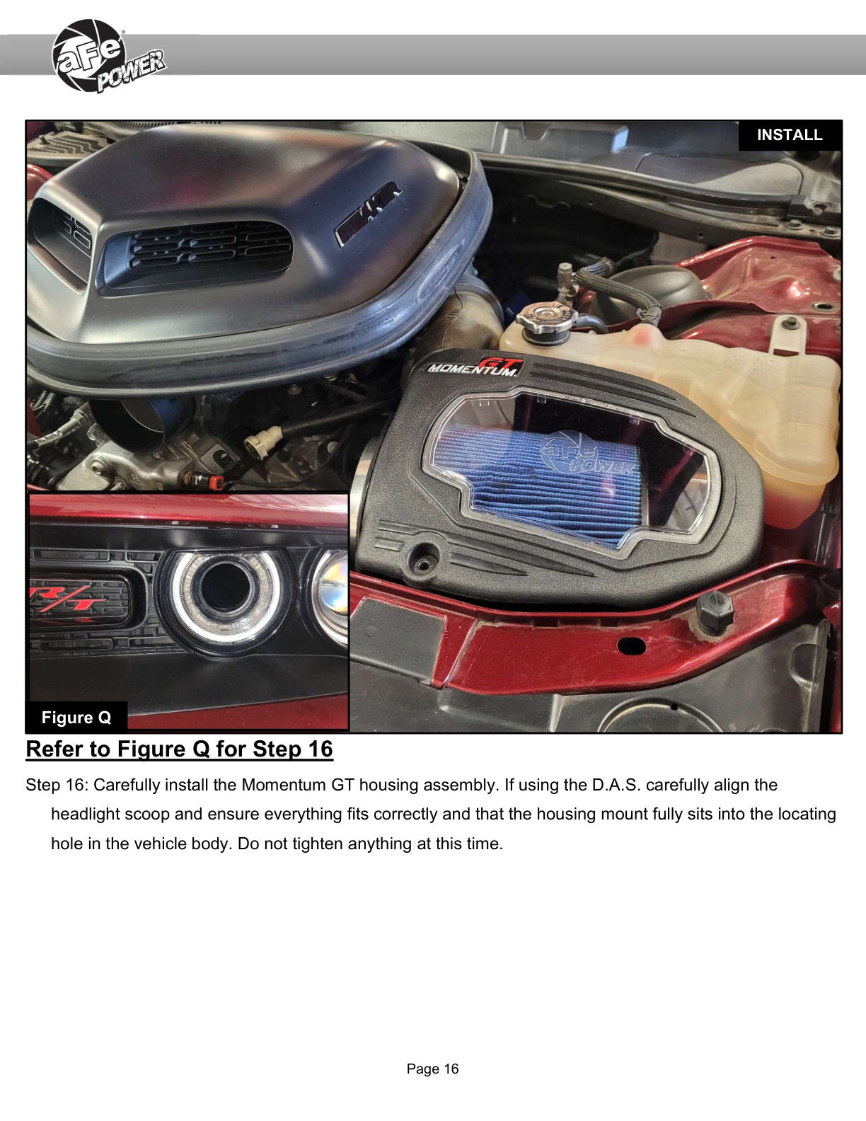 aFe Momentum GT Cold Air Intake System | Dodge Challenger V8 5.7L (50-70126R)