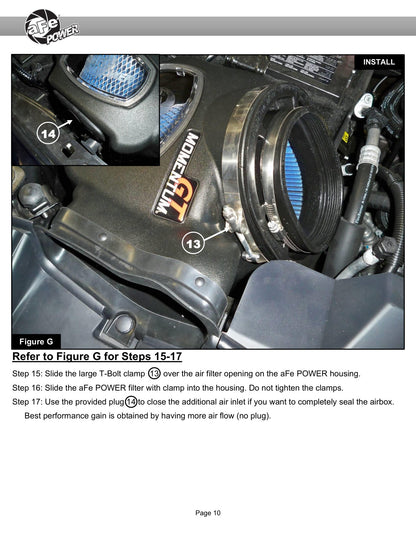 aFe Momentum GT Pro DRY S Intake | Ford F-250/F-350 2023+ V8 7.3L (50-70129D)