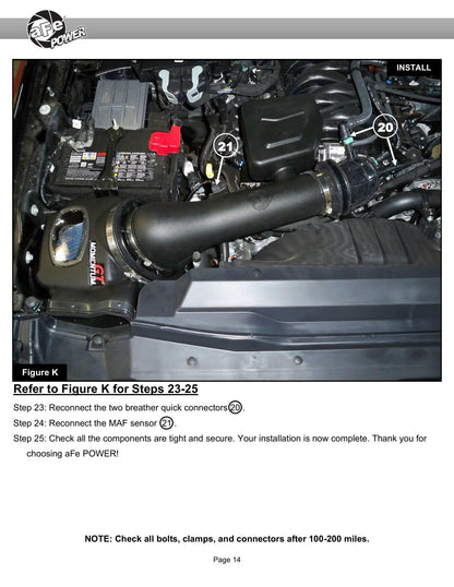 aFe Momentum GT Pro DRY S Intake | Ford F-250/F-350 2023+ V8 7.3L (50-70129D)