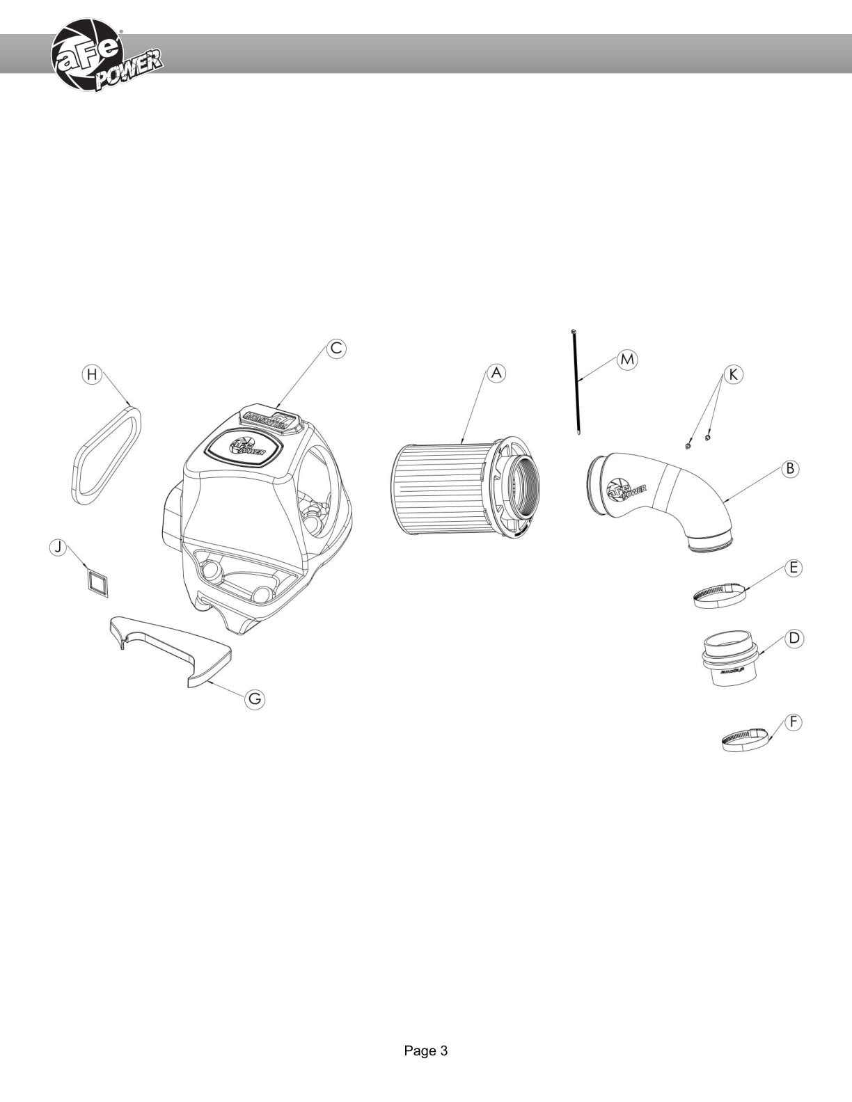 aFe 50-70131D TRD Pro CAI Momentum GT w/Pro DRY S Filter For Tacoma 24-25