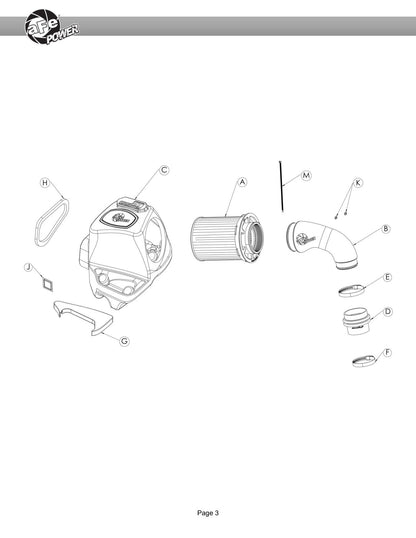 aFe 50-70131D TRD Pro CAI Momentum GT w/Pro DRY S Filter For Tacoma 24-25