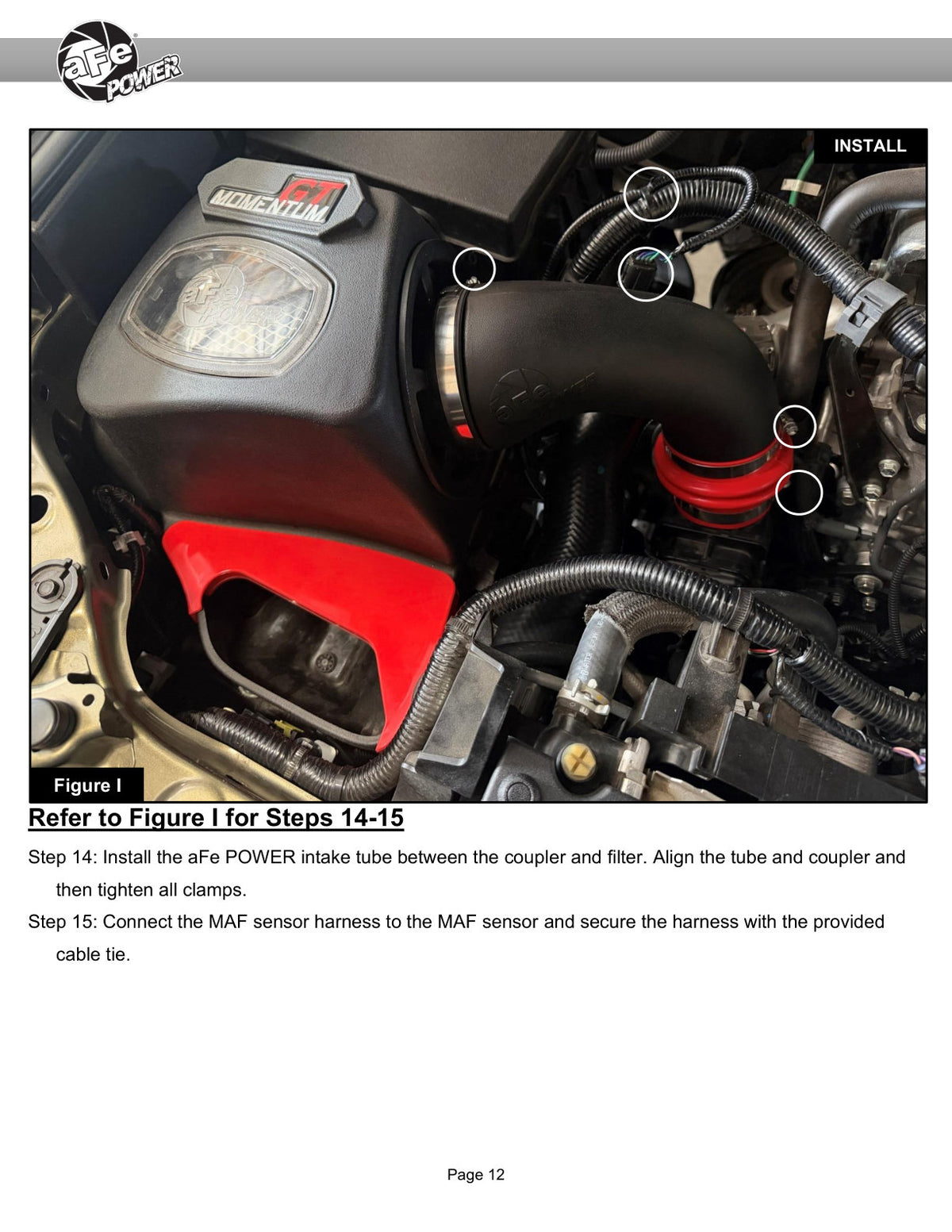 aFe 50-70131R CAI System Momentum GT 24-25 / TRD Pro 2025 For Tacoma