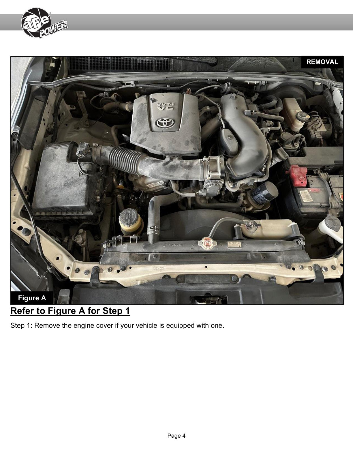 aFe 50-70134D Momentum GT CAI w/ Pro DRY S For Toyota Hilux 15-25 V6-4.0L
