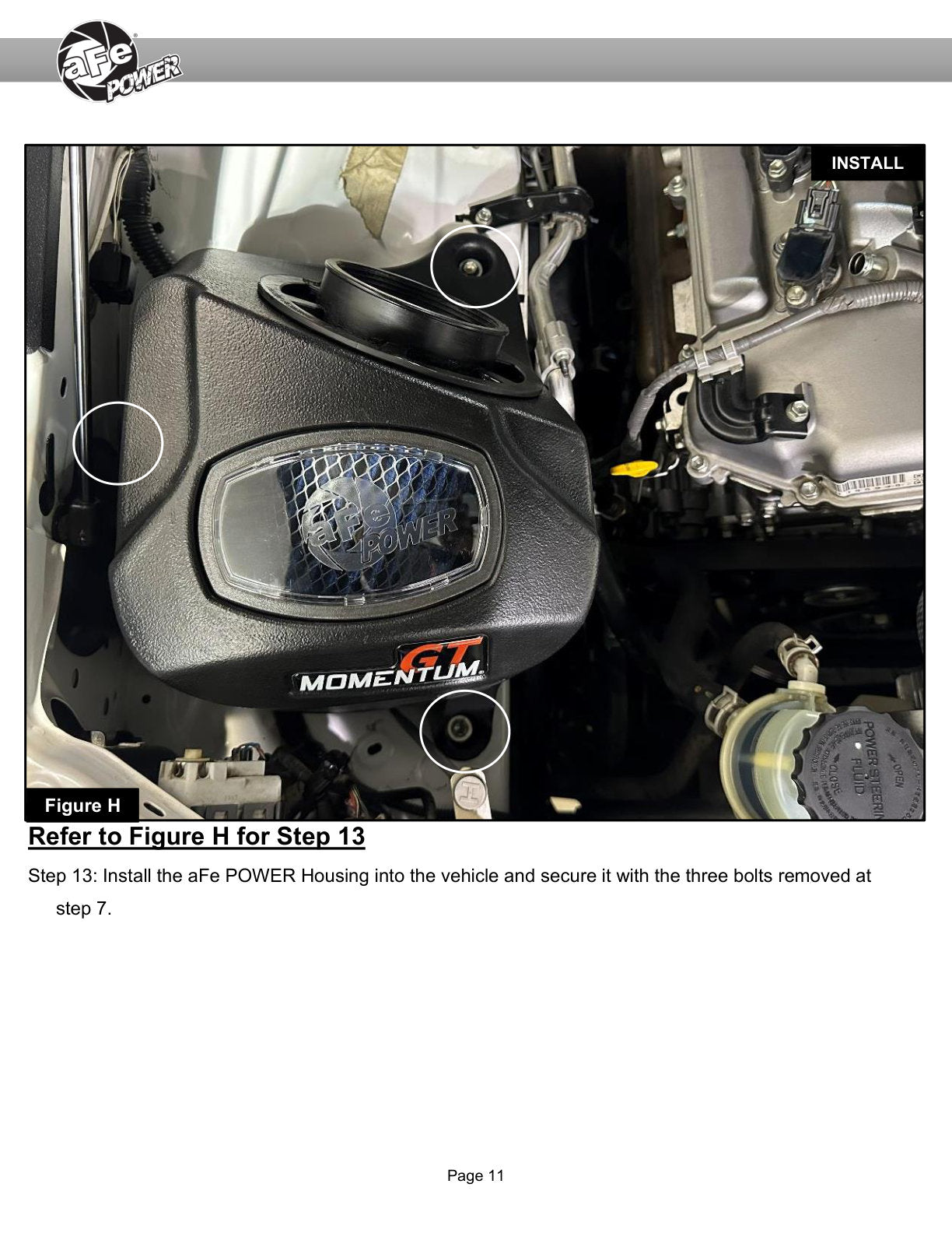 aFe 50-70134D Momentum GT CAI w/ Pro DRY S For Toyota Hilux 15-25 V6-4.0L