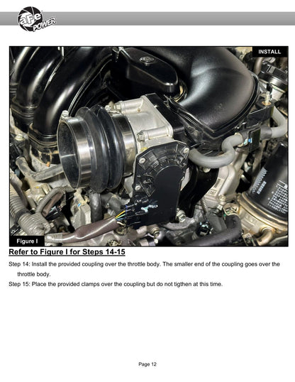 aFe 50-70134D Momentum GT CAI w/ Pro DRY S For Toyota Hilux 15-25 V6-4.0L