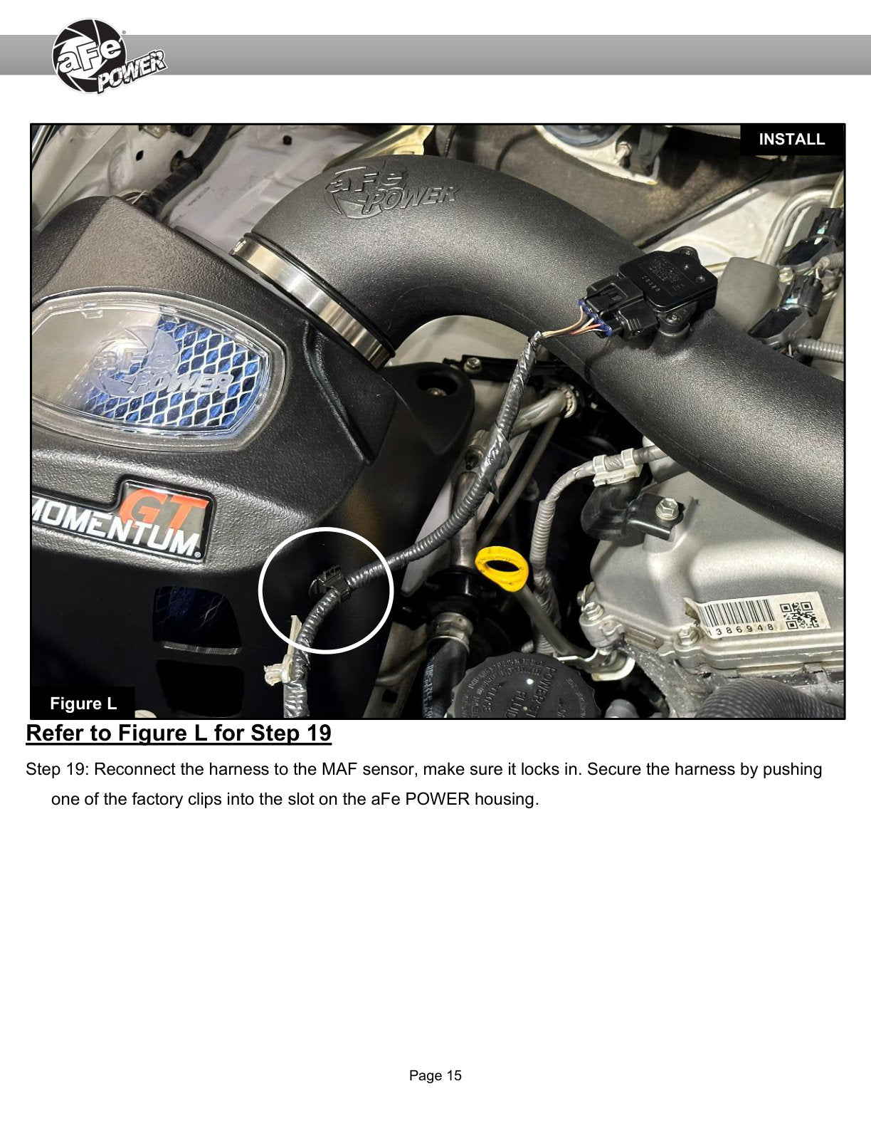 aFe 50-70134D Momentum GT CAI w/ Pro DRY S For Toyota Hilux 15-25 V6-4.0L