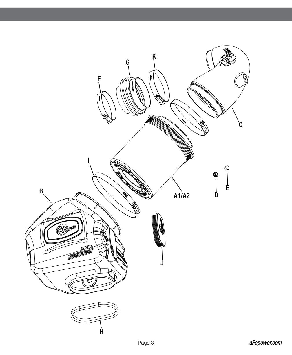 aFe Momentum HD Cold Air Intake | Dodge Ram 2500/3500 L6-5.9L (94-02) (50-72001)