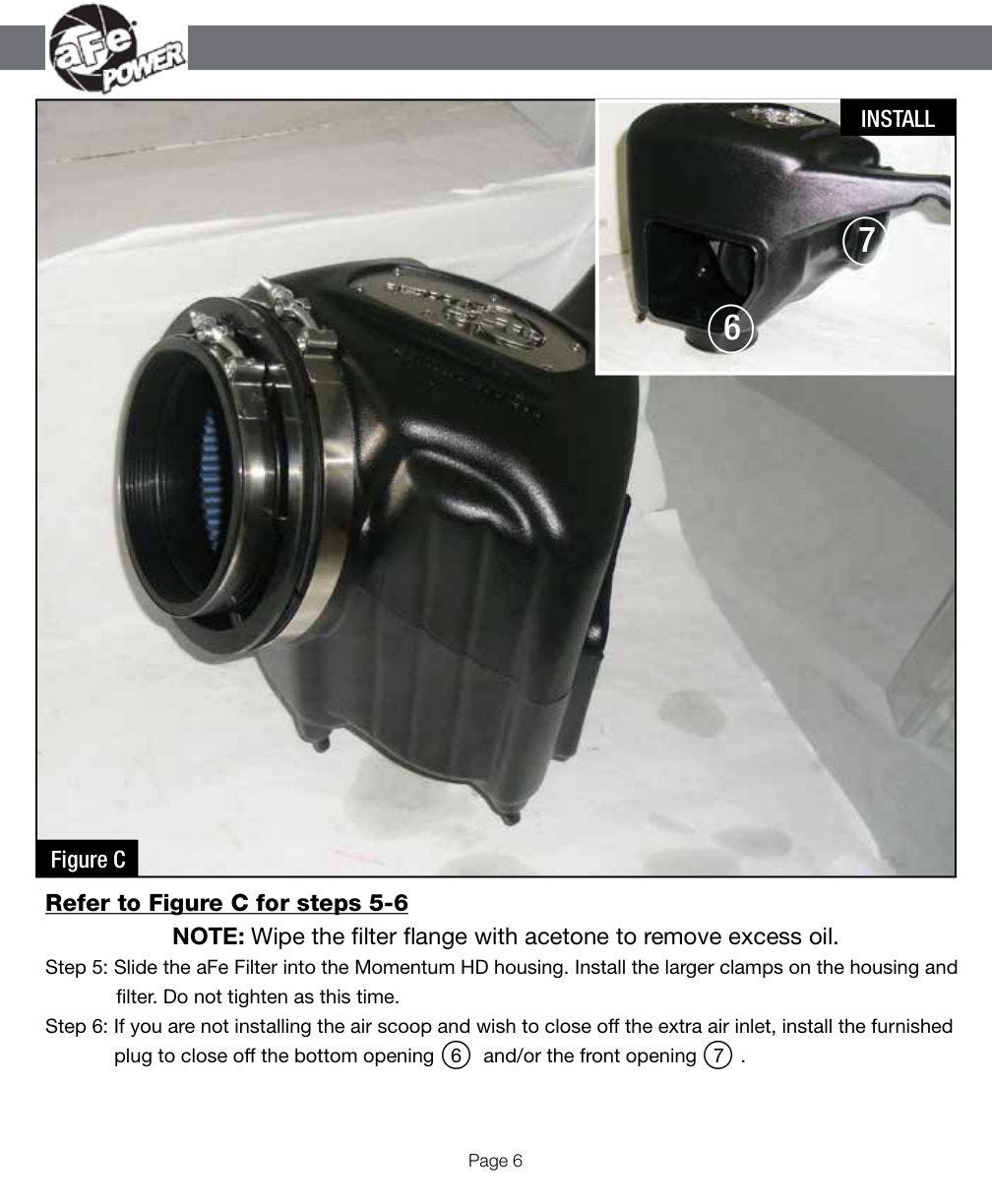 aFe Momentum HD Cold Air Intake System w/ Pro 10R Media | Dodge Cummins 6.7L (10+) (50-72004)