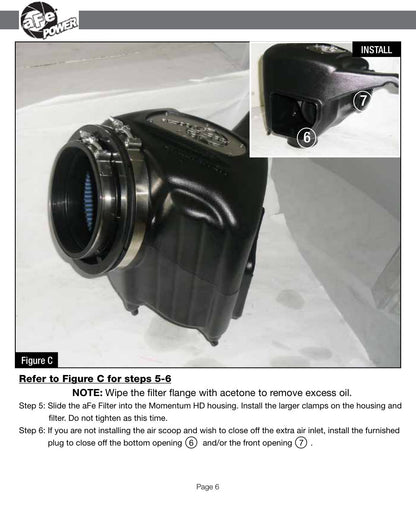 aFe Momentum HD Cold Air Intake System w/ Pro 10R Media | Dodge Cummins 6.7L (10+) (50-72004)