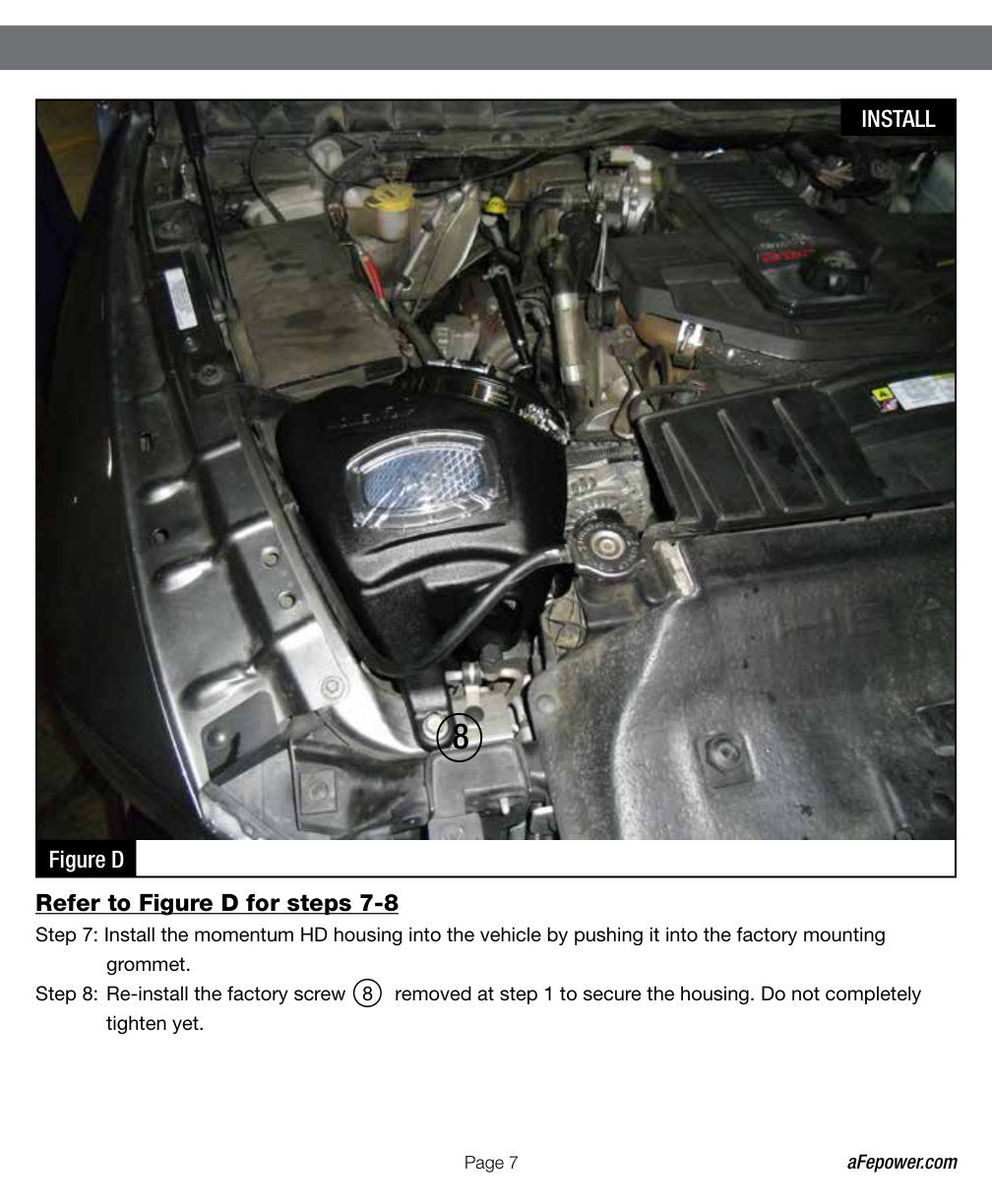 aFe Momentum HD Cold Air Intake System w/ Pro 10R Media | Dodge Cummins 6.7L (10+) (50-72004)