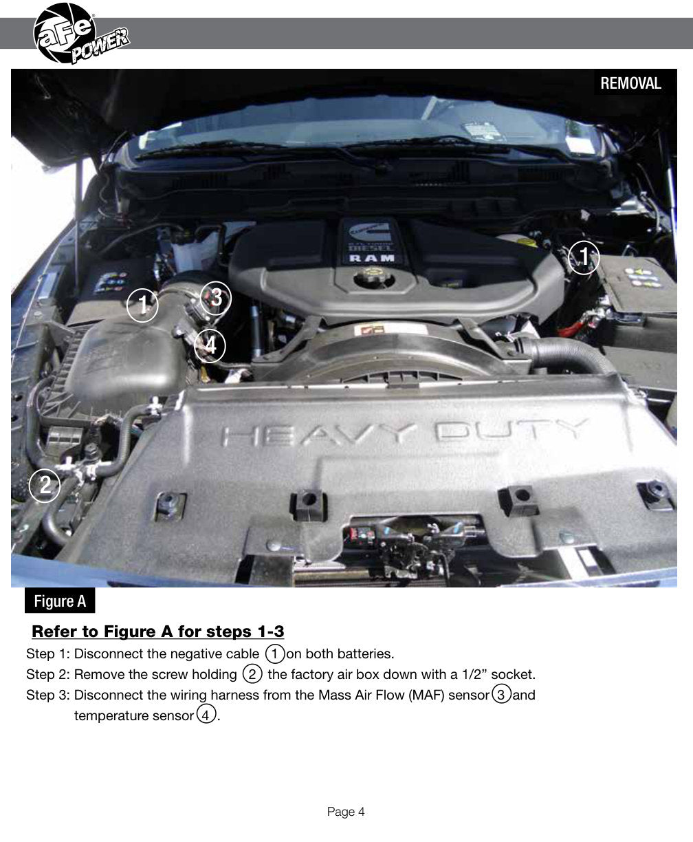aFe Momentum HD Cold Air Intake | Ram 2500/3500 (13-18) (50-72005)