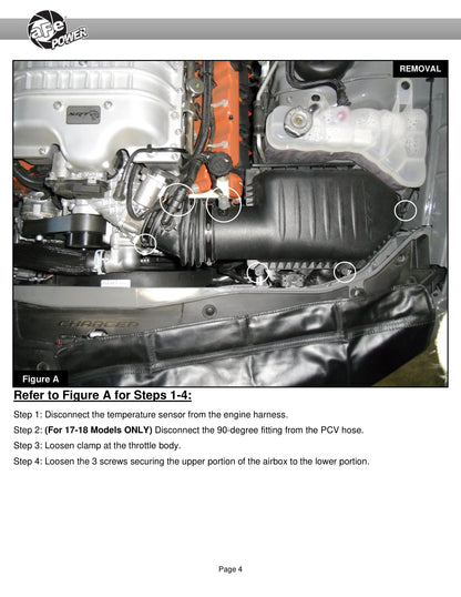 aFe Momentum GT Cold Air Intake | Dodge Challenger/Charger SRT Hellcat (17-20) (50-72205D)