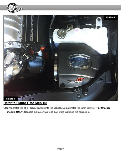 aFe Momentum GT Cold Air Intake | Dodge Challenger/Charger SRT Hellcat (17-20) (50-72205D)