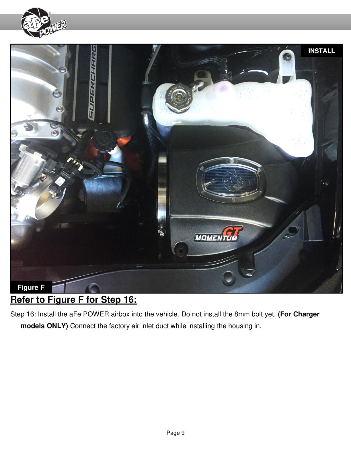 aFe Momentum GT D&S CAI | Charger/Challenger SRT Hellcat (17-18) (50-72205R)
