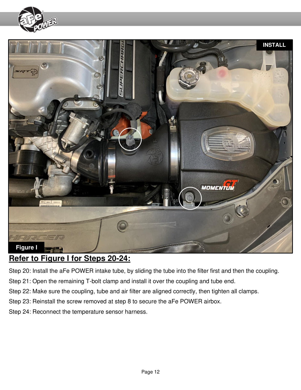 aFe Momentum GT D&S CAI | Charger/Challenger SRT Hellcat (17-18) (50-72205R)