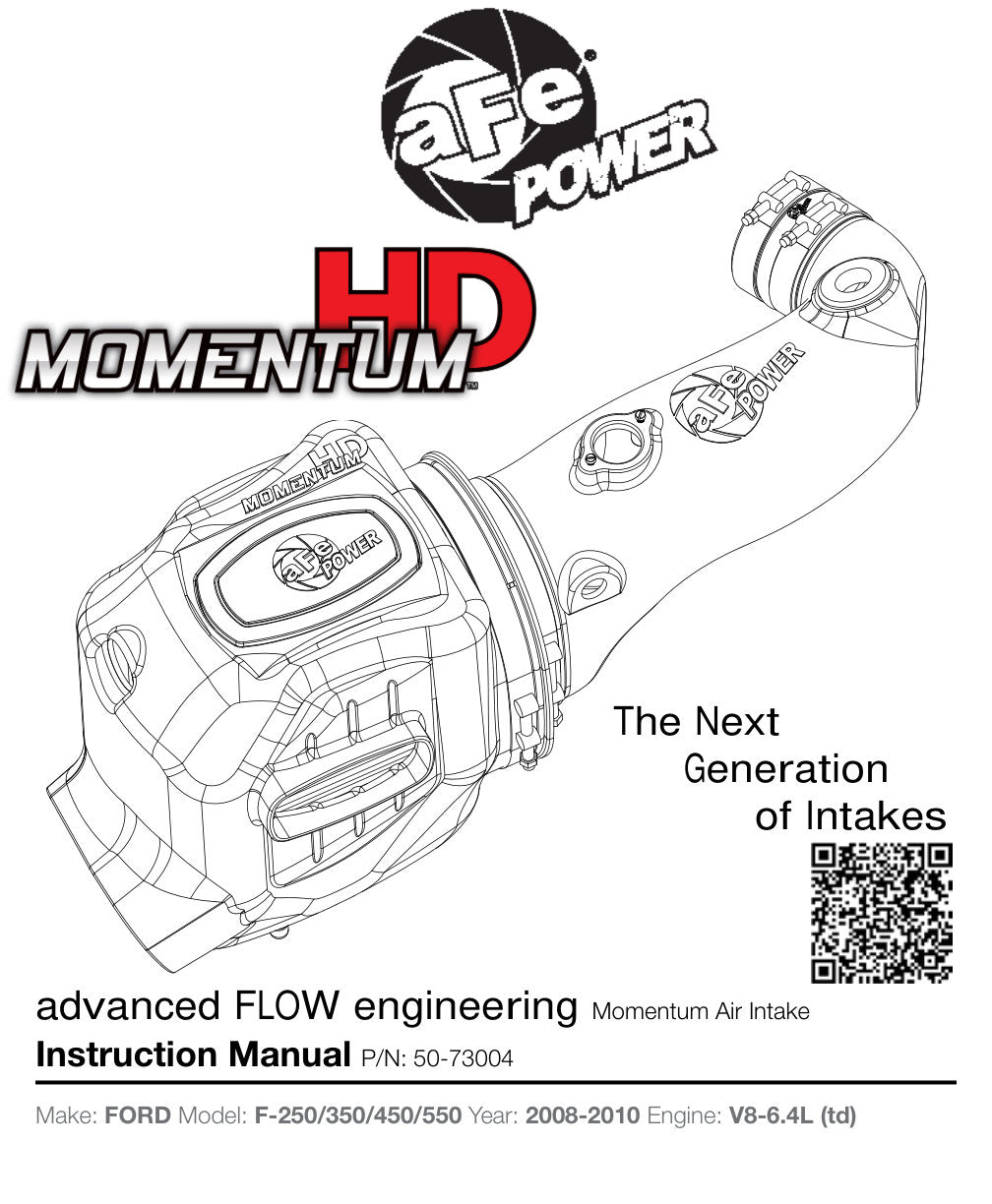 aFe Momentum HD Cold Air Intake | Ford F-250/350 08-10 (50-73004)
