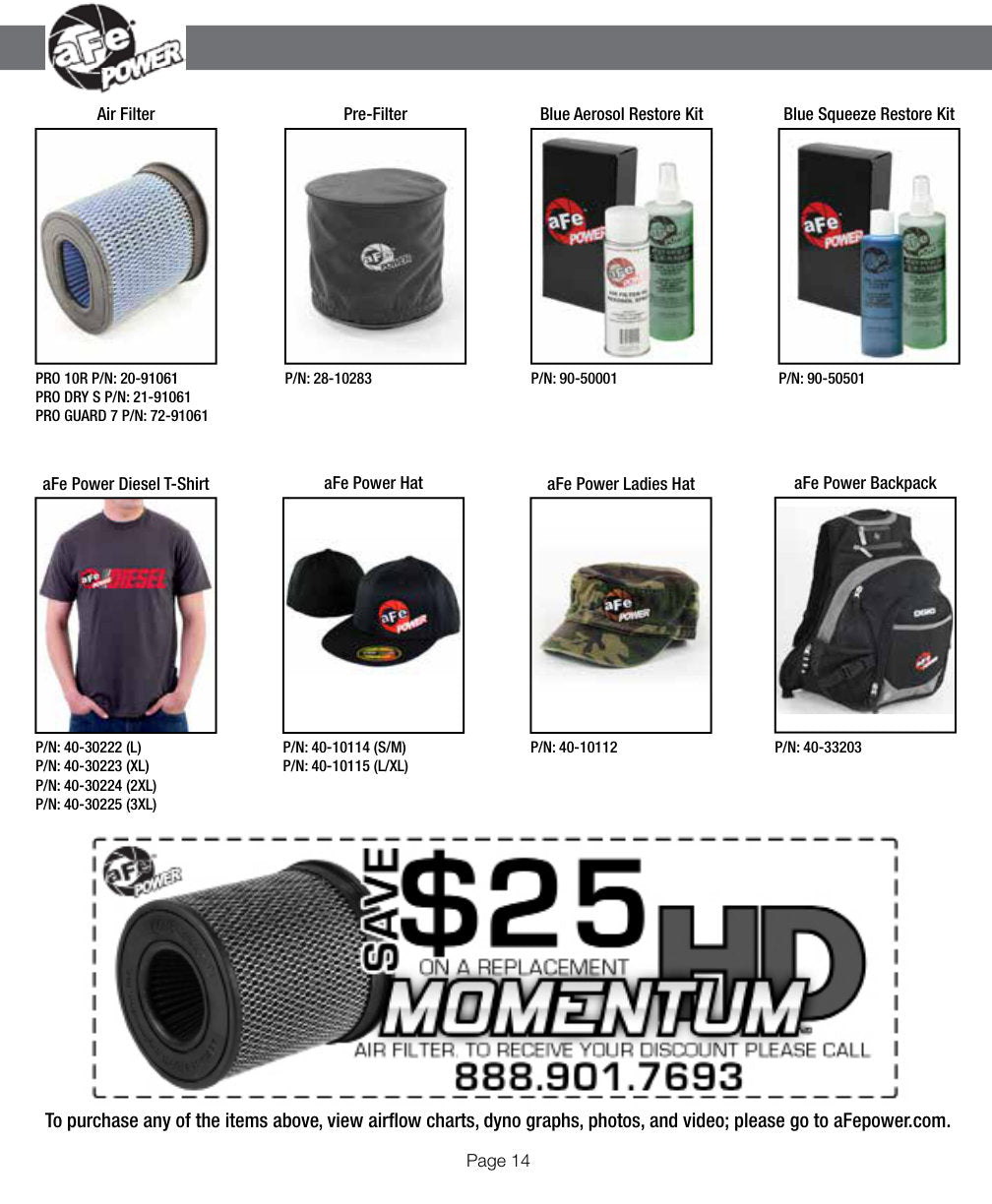 aFe Momentum HD Cold Air Intake | Ford F-250/350 08-10 (50-73004)