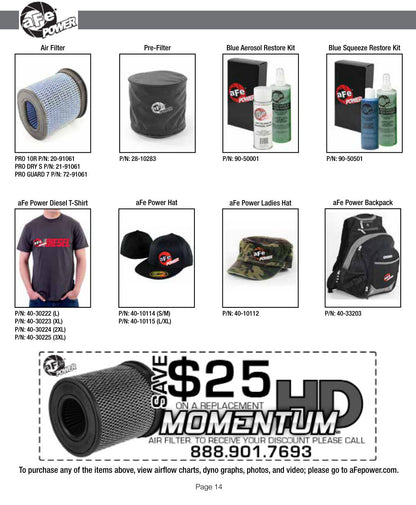 aFe Momentum HD Cold Air Intake | Ford F-250/350 08-10 (50-73004)