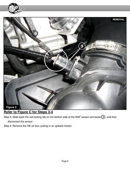 aFe Momentum HD PRO 10R Cold Air Intake | Ford Diesel Trucks V8-6.7L (17) (50-73006)