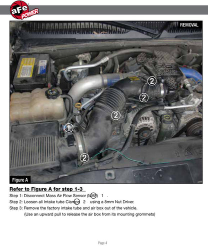 aFe Momentum HD Cold Air Intake System w/ Pro 10R Filter | GM Diesel Trucks LB7 (01-04) (50-74001)