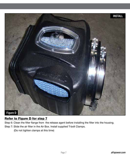 aFe Momentum HD Cold Air Intake System w/ Pro 10R Filter | GM Diesel Trucks LB7 (01-04) (50-74001)
