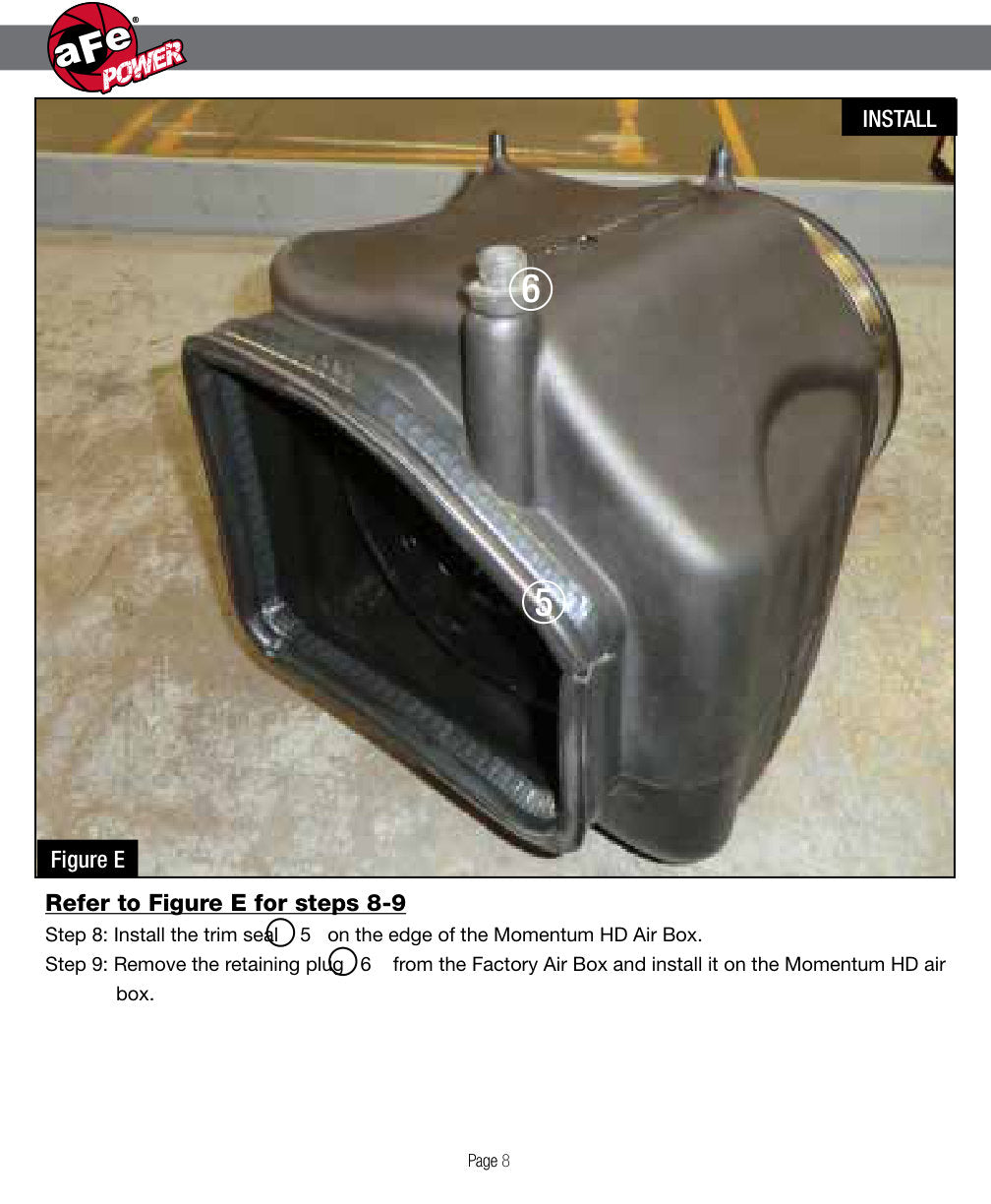 aFe Momentum HD Cold Air Intake System w/ Pro 10R Filter | GM Diesel Trucks LB7 (01-04) (50-74001)