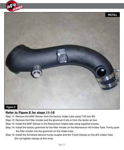 aFe Momentum HD Cold Air Intake System w/ Pro 10R Filter | GM Diesel Trucks LB7 (01-04) (50-74001)