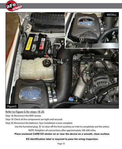 aFe Momentum HD Pro 10R Stage-2 Cold Air Intake GM 06-07 (50-74003)
