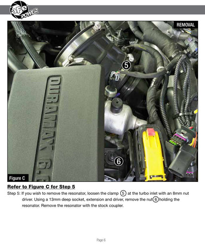aFe Momentum HD Pro 10R Cold Air Intake System | GM Diesel Trucks V8 6.6L L5P 2017 (50-74008)