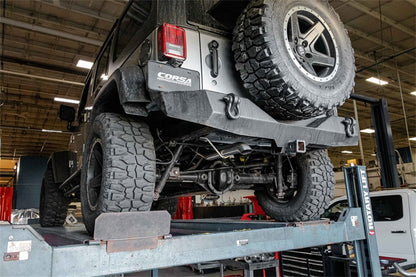 Corsa 2.75in Cat-Back Exhaust w/ Turn Down Tip | Jeep Wrangler JKU (07-18) (21121)