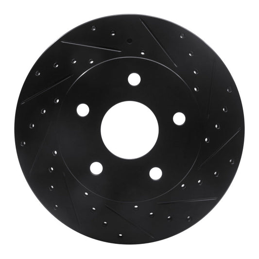 DFC D&S Black Brake Rotor (FRONT RIGHT): Jeep Grand Cherokee (99-04)