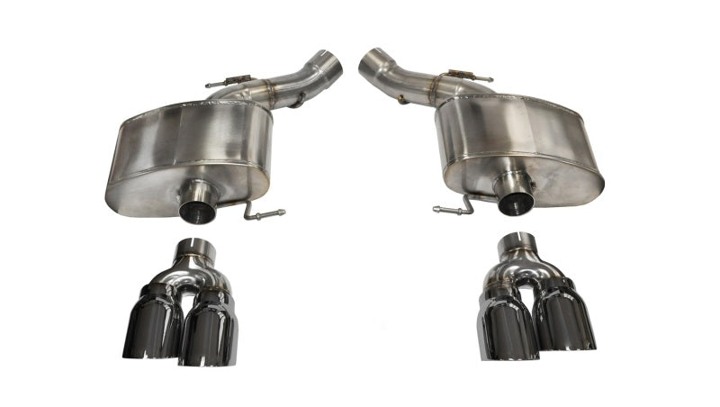 CORSA Sport / 3.0 in Axle-Back 4.0 in Twin Tips | 2012-2018 BMW M6 F06 F12 F13 (14929)