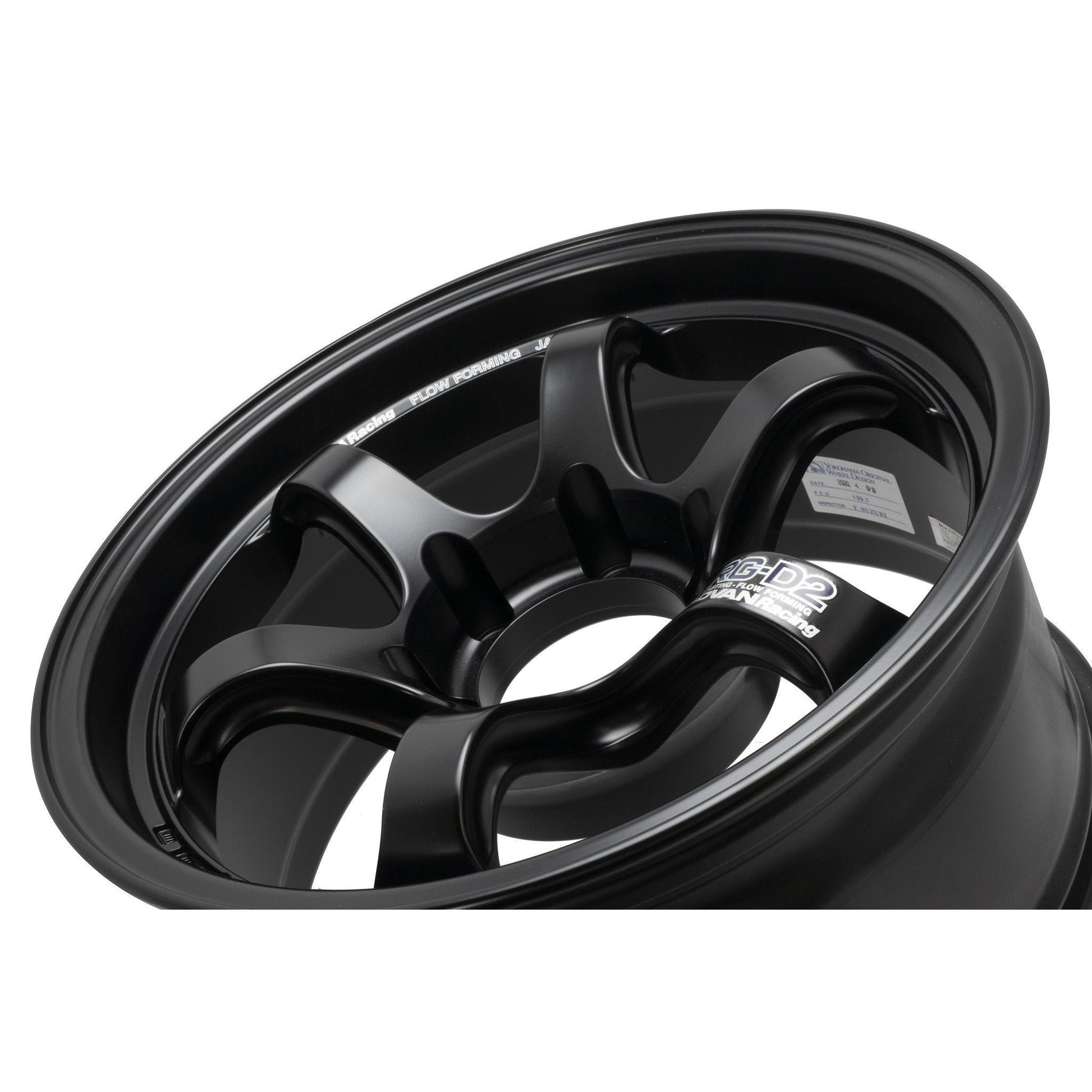 Advan RG-D2 17x8.5 -10 6x139.7 Semi Gloss Black (SET)