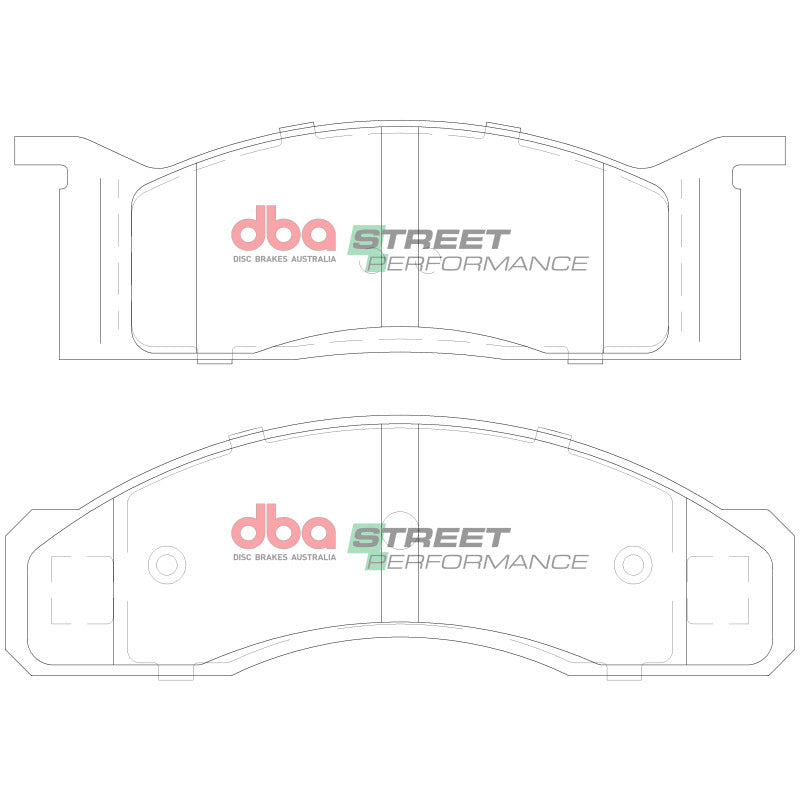 DBA Front Street Performance Brake Pads | Ford Torino (70-71) (DB1807SP)