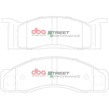 DBA Front Street Performance Brake Pads | Ford Torino (70-71) (DB1807SP)