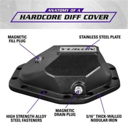 Yukon YHCC-GM14T-M Nodular Iron Diff Cover for 1989–2015 GM 14 Bolt 10.5 Rear