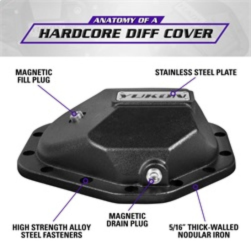 Yukon YHCC-GM14T-S Nodular Iron Differential Cover For Chevrolet C3500 1988-2000