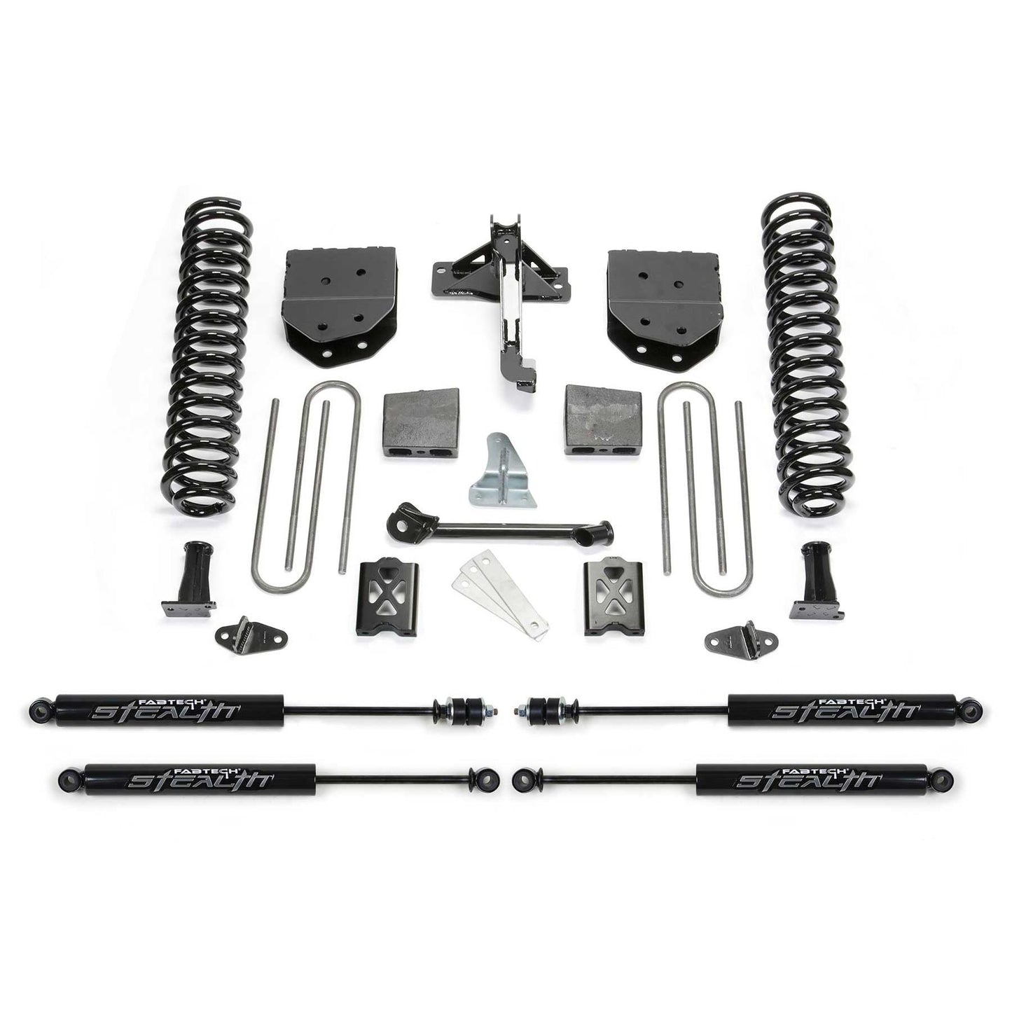 Fabtech 6in Basic Sys w/ Stealth w/ Factory Overload | Ford F250 4WD (05-07) (K20101M)