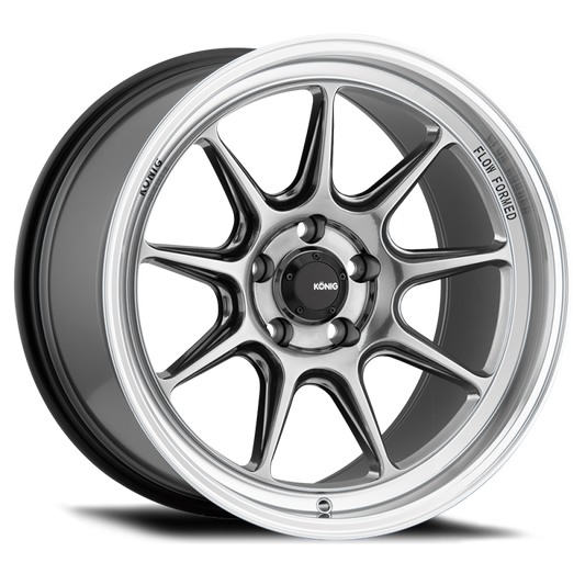 Konig Countergram Hyper Chrome | 15x8" +25mm | 4x100mm Wheel