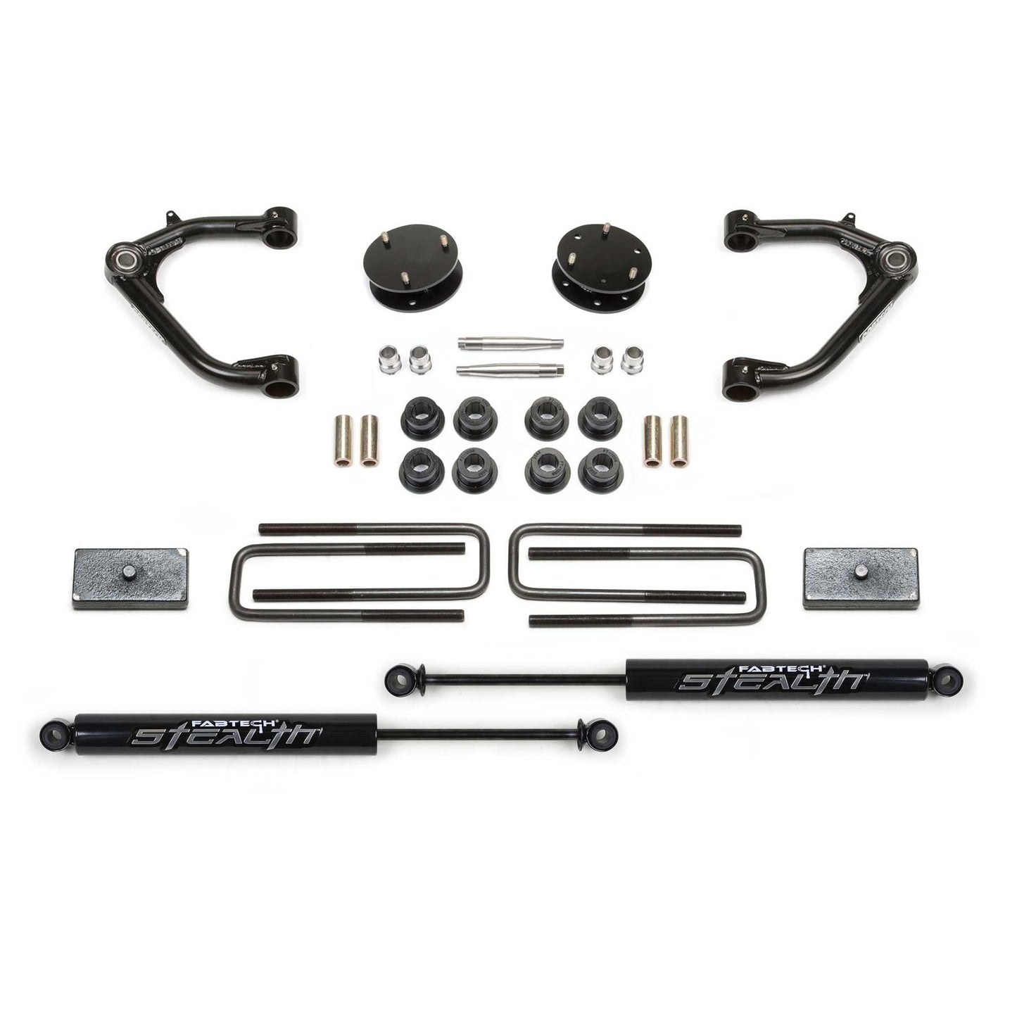 Fabtech 3in Uniball Upper Control Arm System w/ Stealth | GM C/K1500 Pickup (19-22) (K1129M)