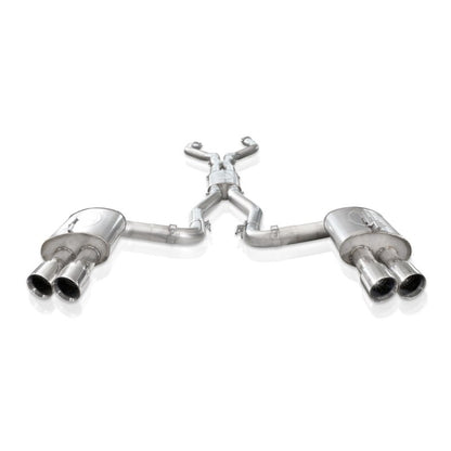 Stainless Works 3in Catback System X-Pipe Turbo Chambered Muffler 3.5in Tips | Pontiac G8 GT (08-09) (PG8CBFC)