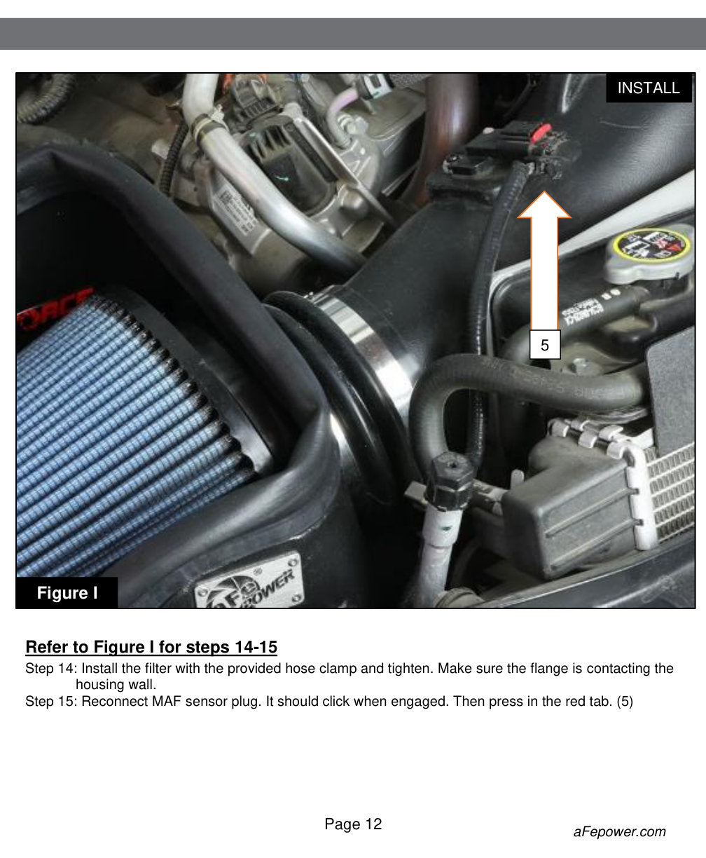 aFe Magnum FORCE Stage-2 Cold Air Intake F&R Ford 2011-15 V8 6.7L 51-11872-1 (51-11872-1)