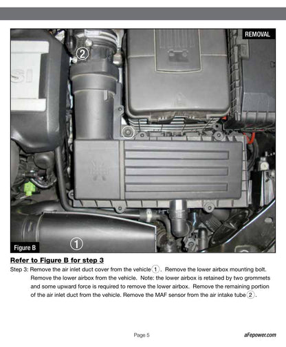 aFe Magnum FORCE Stage-2 Cold Air Intake System w/ Pro Dry S Filter | VW Golf GTI (09-14) (51-11892)